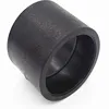 Black HDPE pipe fittings plastic pipe coupling