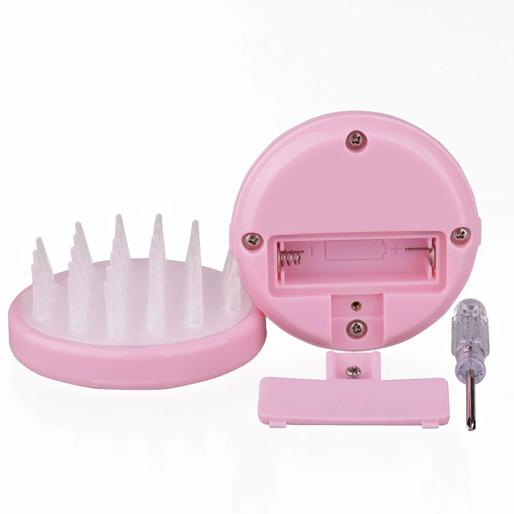 electric scalp massaging shampoo brush