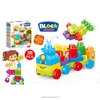 Creativity educational big size building plastic blocks moulding toys to children 38pcs