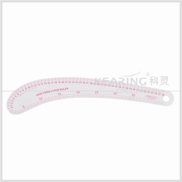 Fashion Design Flexible Plastic Tailoring Pattern Making Curve Vary Form Flexible Curve Ruler #6346