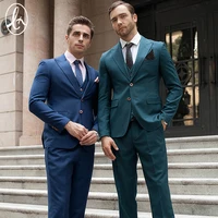 

In stock high quality closure collar leisure suits for men