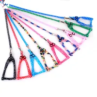 

Pet Dog Harnesses 1.0*120cm Puppy Cat Pet Necklace Rope Adjustable Nylon Dog Leashes