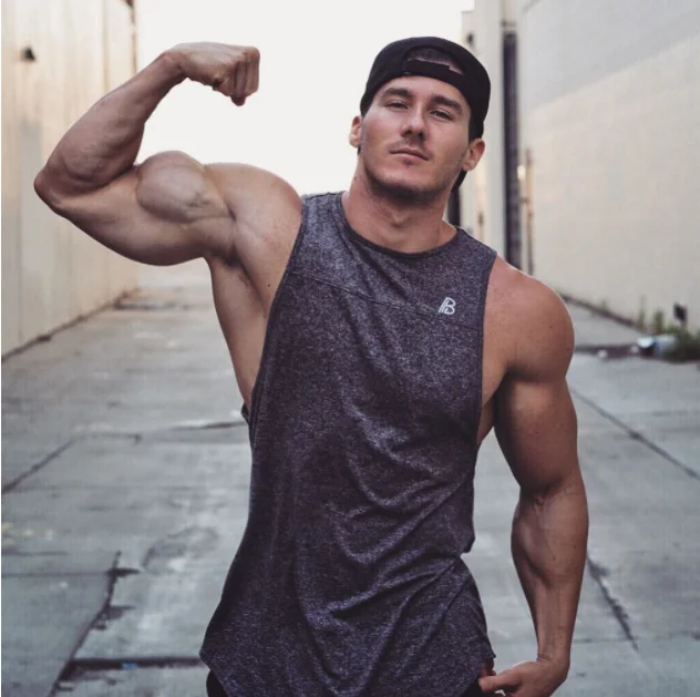 
Men Gym Muscle Sleeveless Shirt Male Vest Tank Tops bodybuilding clothing With Custom Logo tank top 