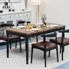 Wooden dining room furniture Distressed Paint elegant newly launched dining table