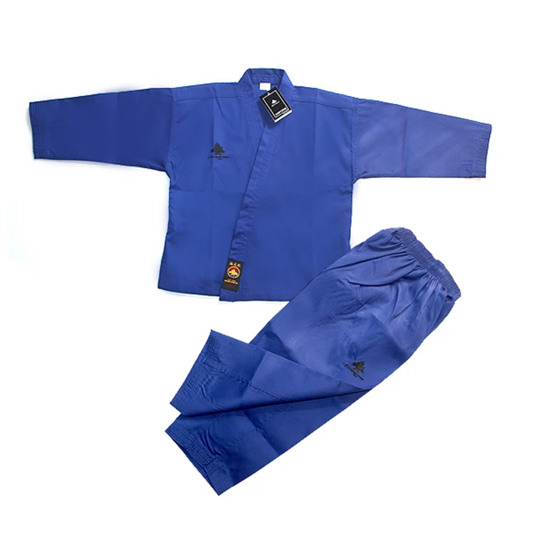 Woosung Sample Free Shipping Karate Suit Uniforms Clothes Blue