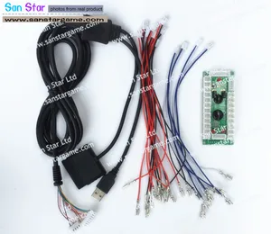 PS3-PS2-PC-Xbox 360 for PC 4 IN 1 Arcade controller Game Machine Accessory Arcade Machine Parts