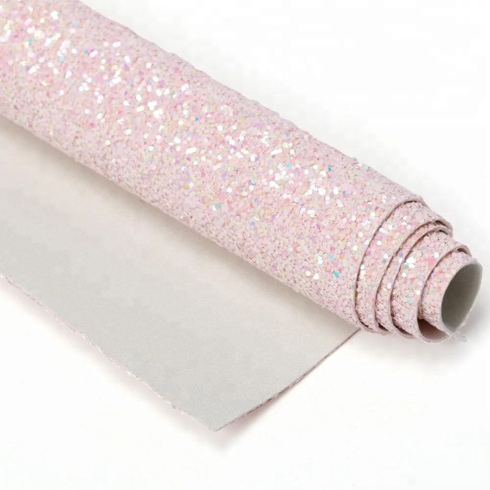 
2018 the barbie color &pu glitter sheet for making hairbow and baby shoes leather 