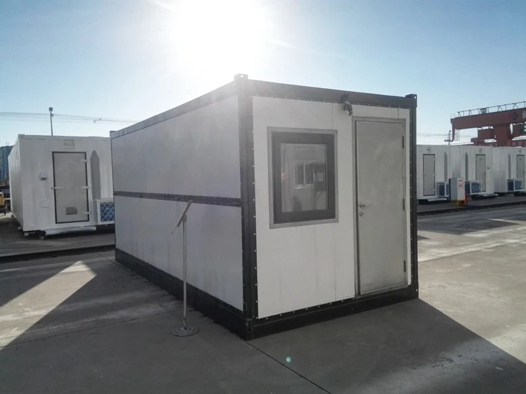 Tropical Luxury Vietnam Kiosk Container Home Kits Double Steel Easy Folding Foldable Prefab Container House For Sale