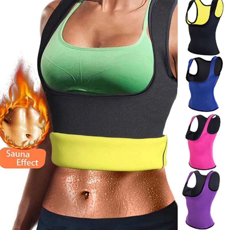 

Hot Shapers Sauna Sweat Neoprene Body Shaper Women Slimming Thermo Push Up Vest Waist Trainer Cincher Corset, N/a