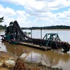 SINOLINKING Gravity Gold Bucket Chain Boat/Gold Dredge/Gold Dredging Machine for sale from SINOLINKING