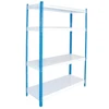 Best selling rivet boltless rack/Iron metal storage slotted angle/steel angle iron