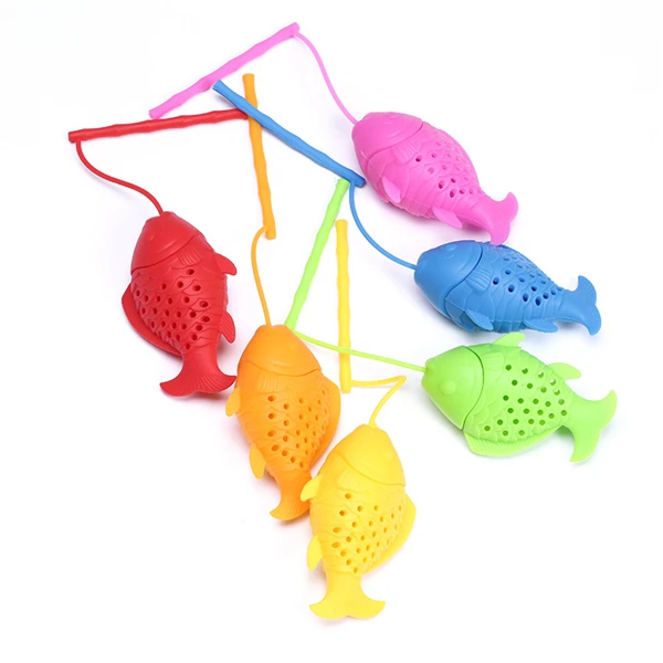 

Hot Food Grade New Silicone Fish Shape Silicone Tea Infuser, Any pantone colors