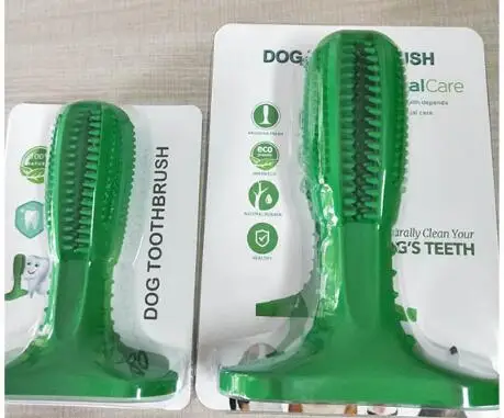 

Dog toothbrush pet soft chew teeth cleaning tool Brushing Stick Oral Care For Puppy Amazon hot sale, N/a