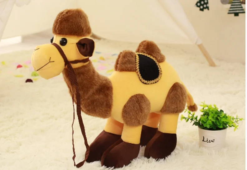 Custom Wholesale Mini/big Golden Pink Soft Baby Plush Stuffed Camel