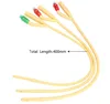 High quality medical consumable 2 way disposable suction catheter tube Latex material