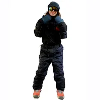 

Colorful Winter Outdoor Waterproof Insulated Coverall Ski Suit for Women