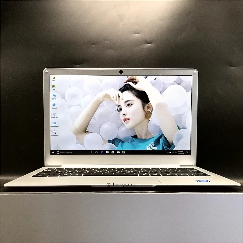 

Laptop Windows10 Intel Apollo Lake N3350 Dual Core 6GB RAM 64GB ROM 13.3 Inch M.2 SSD Port Ultrabook with WIFI Camera