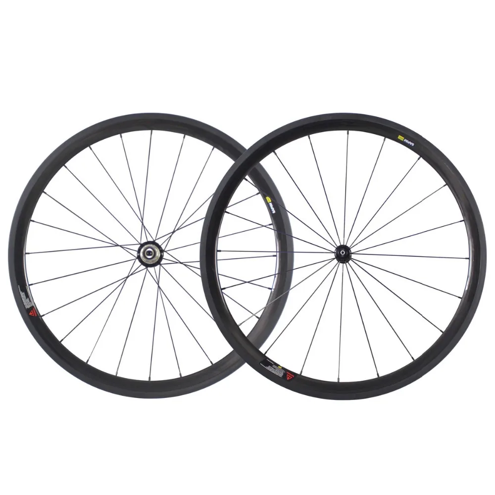 700c Road Bicycle Wheels Carbon Road Wheels Clincher 38mm With Straight