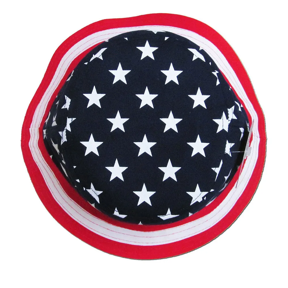 usa bucket hat with string