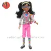 Window box packed american 18 inch plastic black doll toys manufacturer china