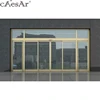 Bank Hotel Restaurant exterior entry automated electric drive sliding doors EC100