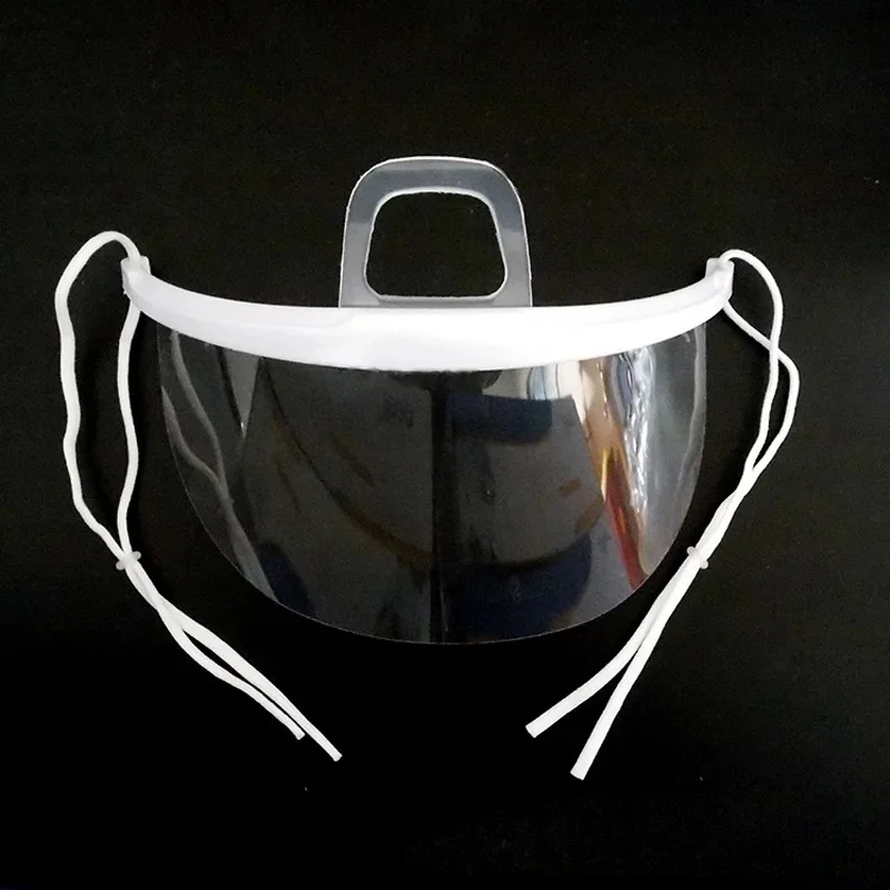 Reusable Plastic Mouth Shield Sanitary Clear Transparent Face Mask
