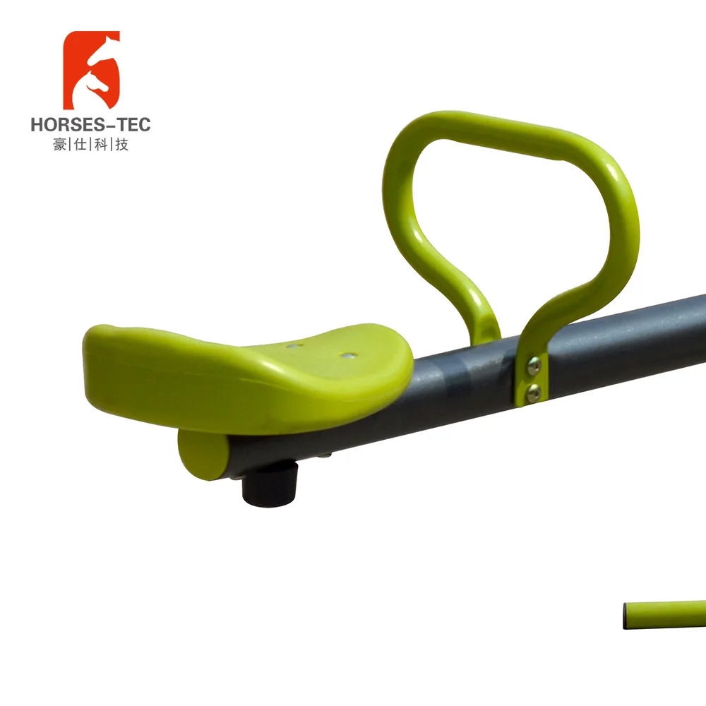 Outdoor Playground Metal Kids Seesaw With Plastic Seat