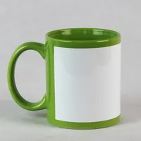 

11oz Matt finish white ceramic magic mug with print for promotion gift