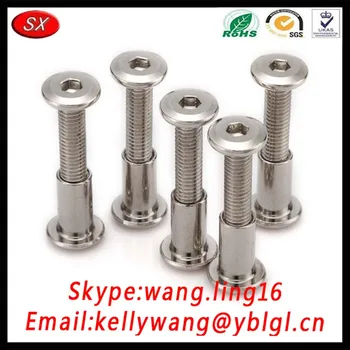 Cap Nut Set M6 Nickel Plating Furniture Joint Connector Bolts Cap Nut Set M6 Nickel Plating Furniture Joint Connector Bolts