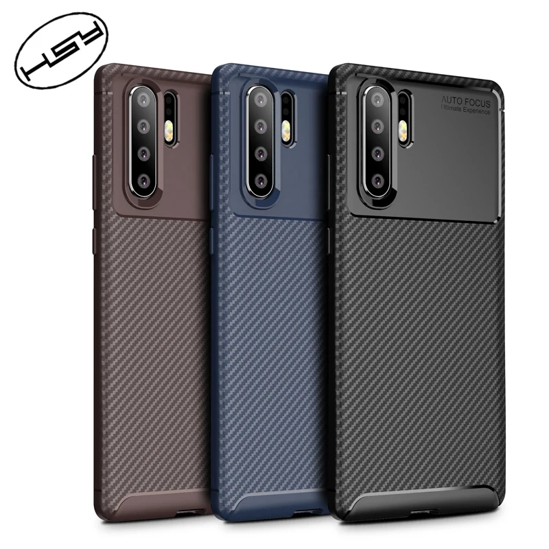 2019 OEM ODM Smartphone For Huawei P30 Pro Smartphone Cover TPU Carbon Fiber Case For Huawei P30 Pro Mobile Phone Accessories