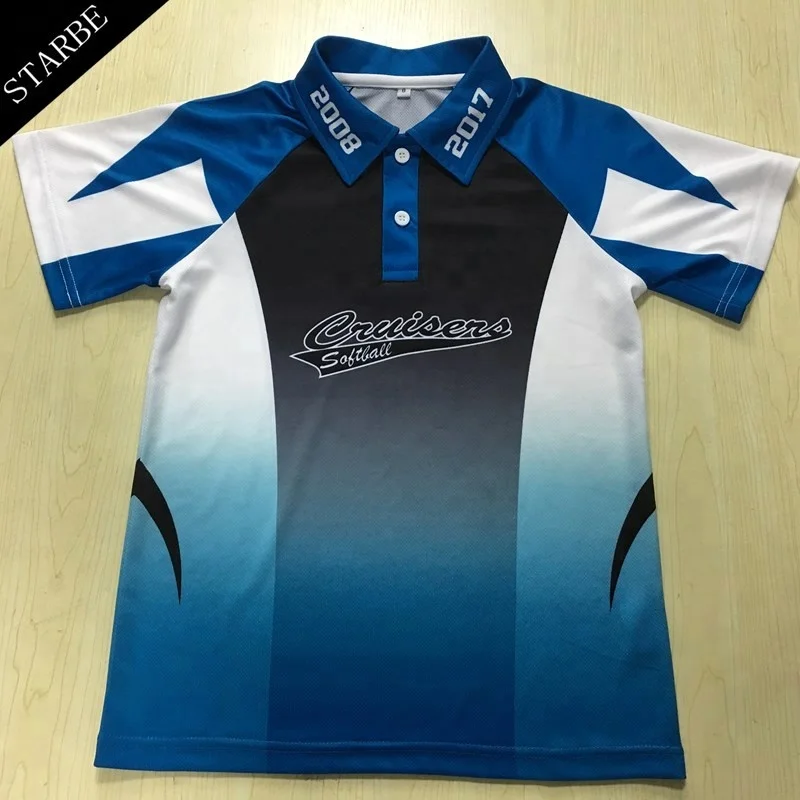 

Custom dry fit sublimation kids polo shirt