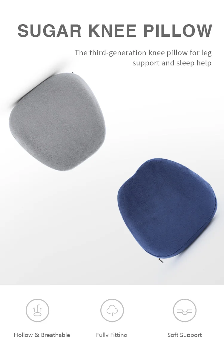 Improve Blood Circulation Memory Foam Leg Positioner Knee Pillow For