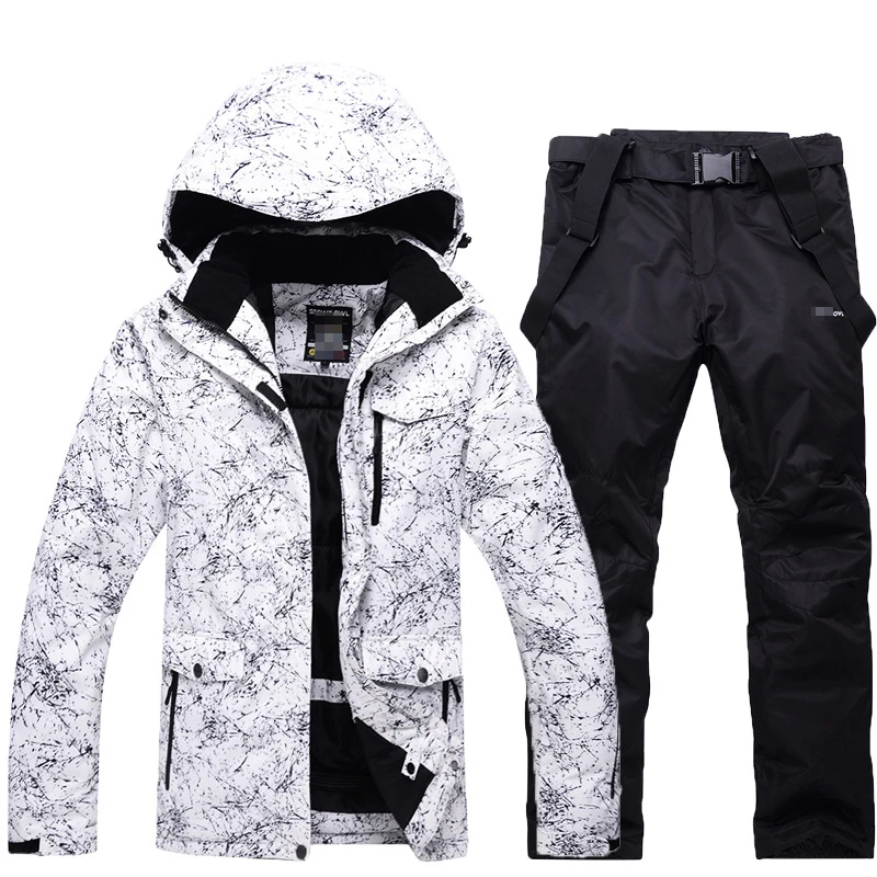 

New design high quality hot sell men women couple warm thick waterproof winter ski jacket ski pants ski suit, 21colors