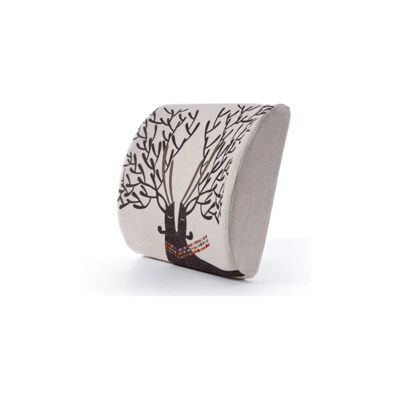 
3D print waist support cushion memory foam soft comfortable lumbar back support office chair back support office cushion 