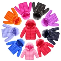 

Light Hooded Coat Children Down Jacket