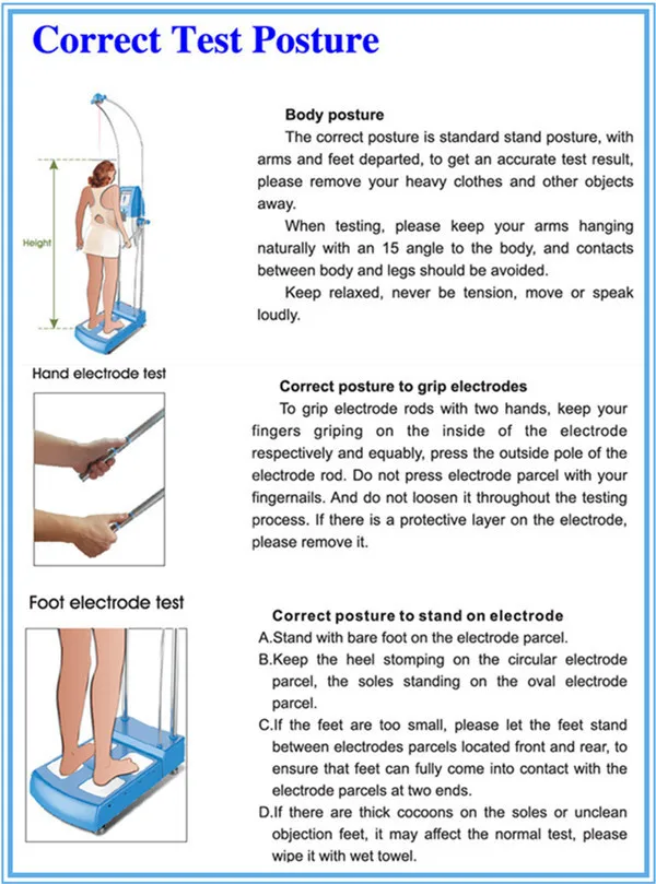 correct test posture
