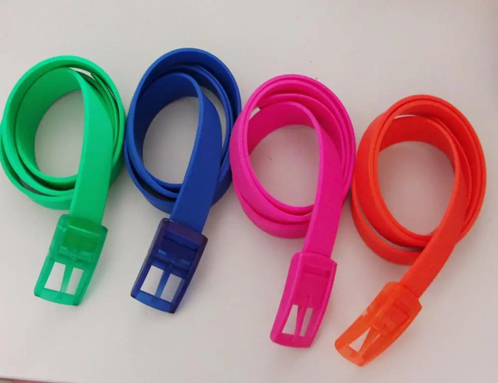 
OEM Silicone Dressing Belt for Men and Women Silicone Sports Belt 