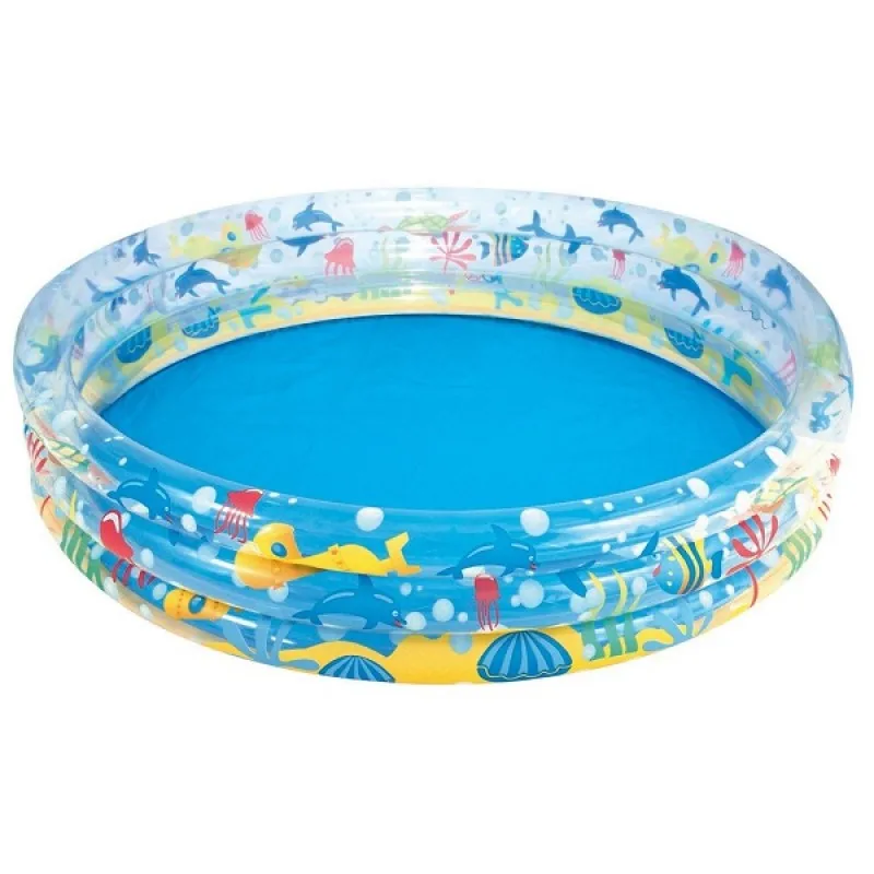 

Bestway 51004 Deep Dive 3-Ring Pool for kids plastic swimming pool 1.52m*H30cm