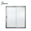 New design picture cheap aluminum double glass sliding window and door price