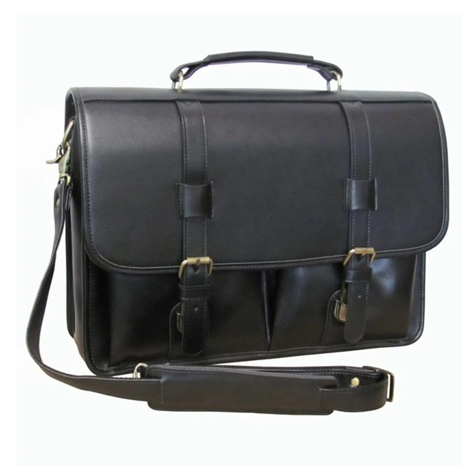 locking briefcase with shoulder strap