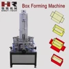 Bochen 4 machines make up semi automatic carton box making machine line Slitter,Groove,Pasting,Rigid box