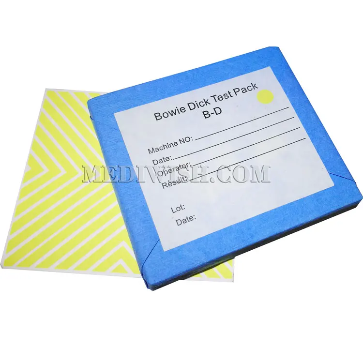 indicator sheet sterilization bowie dick kunshan adacx medical supplies bd test pack BD Test Pack