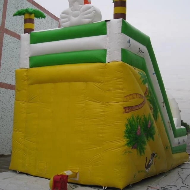 
hot sell manufacture price giant inflatable dry slide with blower from China 