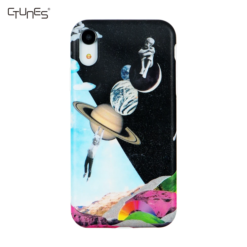 

IMD Planets Stars And Zodiac Constellations Design Soft Protective TPU Gel Case Cover for iPhone XR