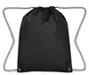 Durable NonWoven Cross Sports Mesh Triangle Accent non-woven laundry bag Drawstring Pack Bag