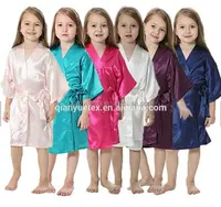 

Green- Tex kids Robes satin bridal bathrobe wedding party bathrobe for girls