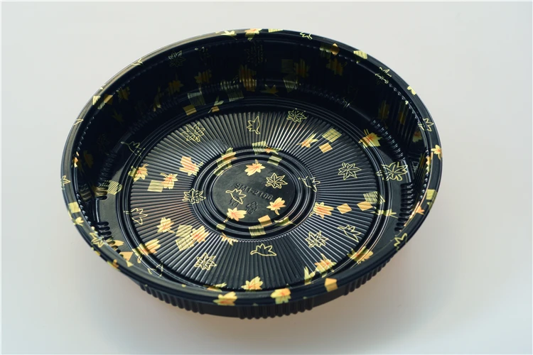 round sushi tray