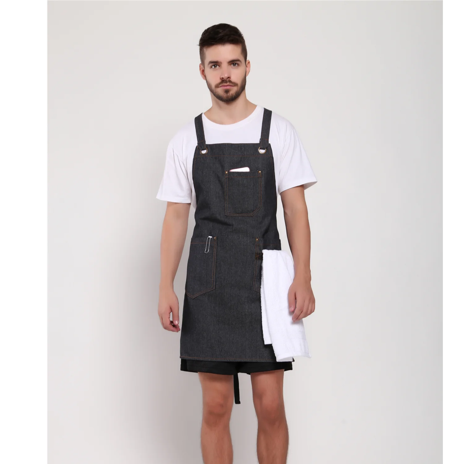 

Kefei customize spa uniform waiter apron barber