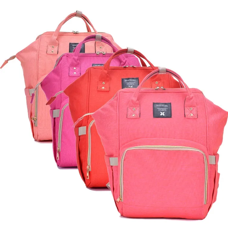 hot pink diaper bag backpack