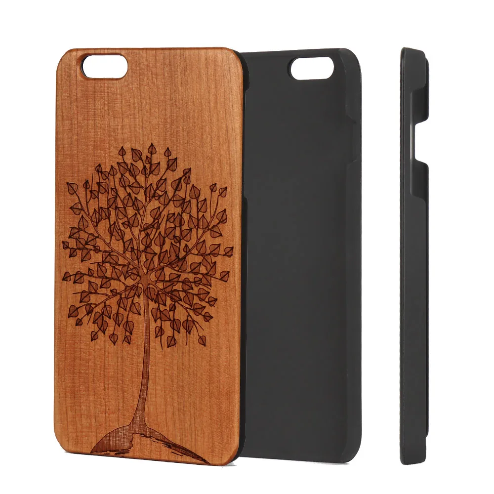 

Phone Case Printing Machine Sublimation Phone Case Engraving Laser Print Wood Phone Case For iPhone, Original wood color